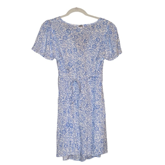 BILLABONG Short and Sweet Blue White Floral Sundress Size Small - Picture 11 of 14